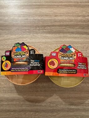 Mystery Dumpling Neon & Angry Glitter Edition. Set of 2. NEW